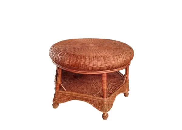 Mesa Redonda Mimbre Modelo Monseñor 54 X 83 Cm