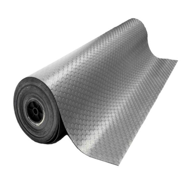 Piso R Goma Estoperol Gris Import 3Mmsx1,0Mts. Rollo 10 Mts