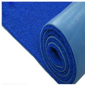 Piso R Pvc Tipo Nomad 12 Mms X 1,20 Mts. Azul  Rollo 12 Mts