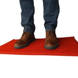 Piso Felpudo Tipo Nomad 12X1200X1800Mm Rojo C/Term