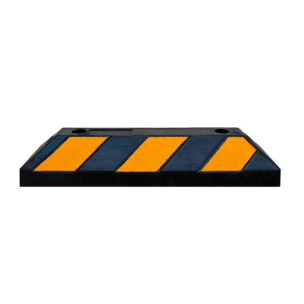 Tope Estac  550X150X100Mms Amar/Neg C/2 Perf - Imagen 2