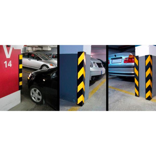 Protector Pilar Estac Imp 800X100X10Mm Eva Amar/Neg - Imagen 3