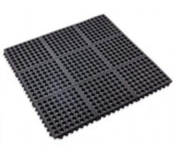 Piso Plancha Antif/Sup Humedas 14X900X900Mm Negro C/Union - Imagen 2