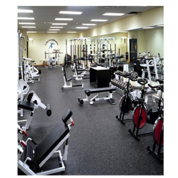Piso Plancha Gym Epdm Puzzle 6X1000X1000Mm Blanco/Neg - Imagen 4
