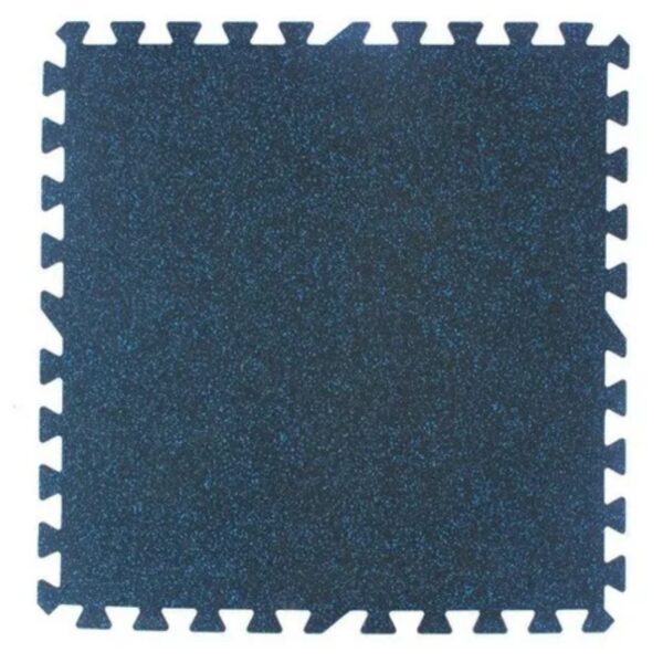 Piso Plancha Gym Epdm Puzzle 6X1000X1000Mm Azul/Neg - Imagen 3