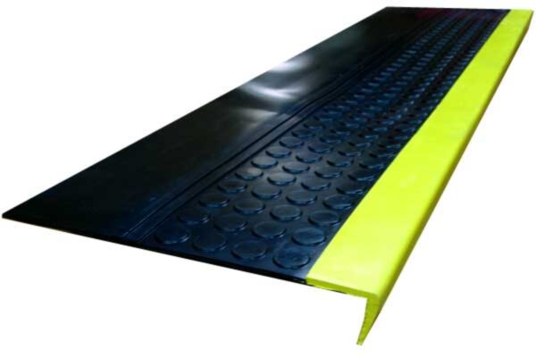 Grada Med/T Bicolor Estop C/P Negro/Amar 5X300X1200Mm Imp - Imagen 2