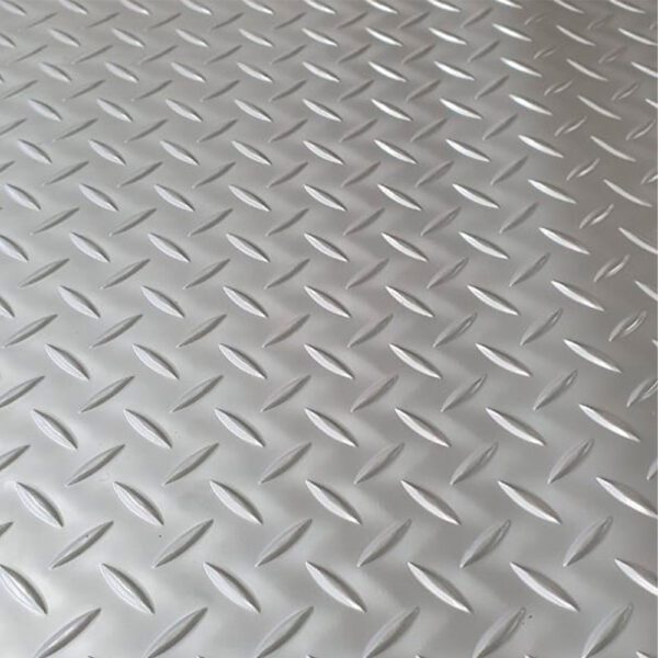 Piso R Pvc Diamantado 1,2 Mms X 2 Mts Plata .1 Mt Lineal - Imagen 3