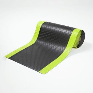 Piso R Pvc Diamantado Segur 2,5X900Mm Neg/Amar Rollo 20 Mts