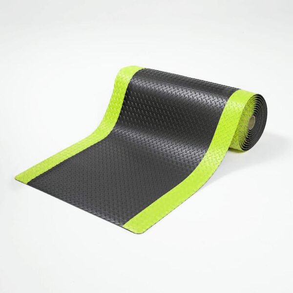 Piso R Pvc Diamantado Segur 2,5X900Mm Neg/Amar.1 Mt Lineal