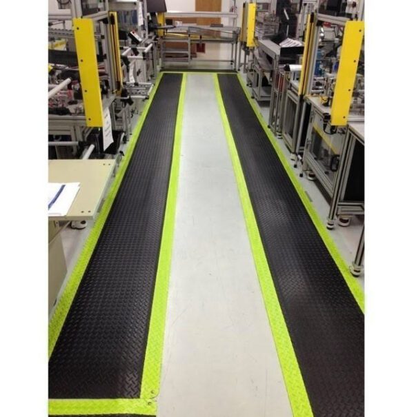 Piso R Pvc Diamantado Segur 2,5X900Mm Neg/Amar.1 Mt Lineal - Imagen 4
