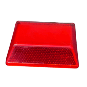 Tacha Reflectiva Plástico Abs 100X100X20Mm Rojo