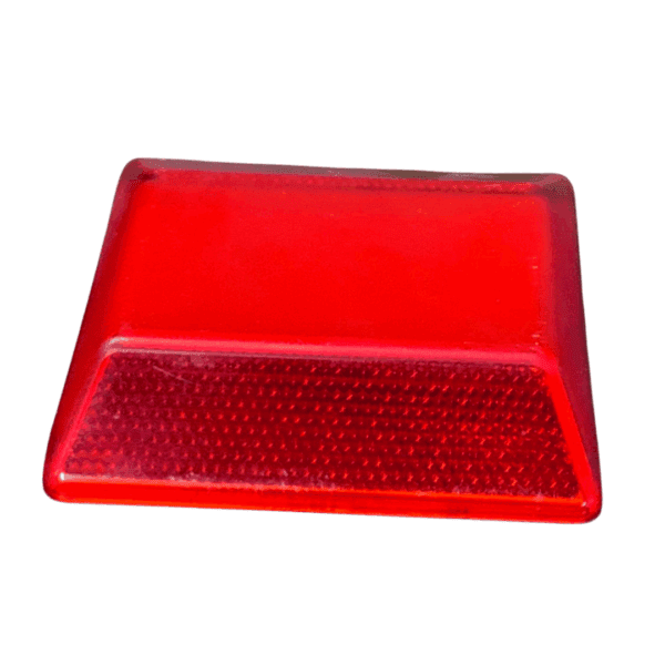 Tacha Reflectiva Plástico Abs 100X100X20Mm Rojo