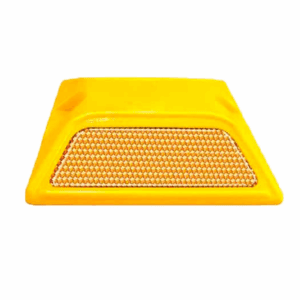 Tacha Reflectiva Plástico Abs 100X100X20Mm Amarillo