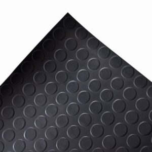 Piso R Goma Estoperol Negr Import 3,5Mmsx2,0Mts.Rollo 10 Mts