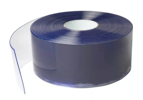 Lama Aislante Pvc Azul Transp  -10°C A +45°C 2X200Mm R30Mts. Rollo 30 Mts