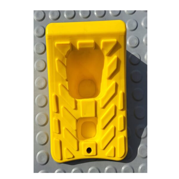 Cuña Ruedas 115Altox150Anchox210Largo Mm Pvc Amar - Imagen 2