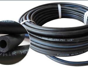 Mang. Goma Flexhose Agua/Aire 150Lbs  4,8X11Mm 3/16" Rollo 25 Mts