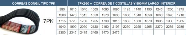 Correas   7Pk-1715 Dongil - Imagen 2