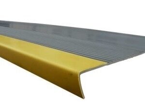 Grada Med/T Bicolor Estria C/P Gris/Amar 150X30