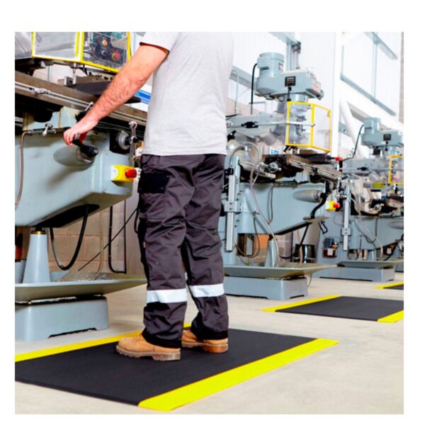 Piso R Eva Diamantado Segur/Antif 10Mmx1,22Mts Neg/Amar Rollo 12 Mts - Imagen 6