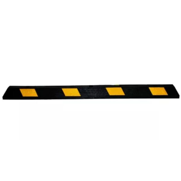 Tope Estac 1830X150X100Mms Amar/Neg C/4 Perf - Imagen 2