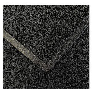Piso Felpudo "Pl"  Tipo Nomad 800X1200Mm Negro  C/Terminacion