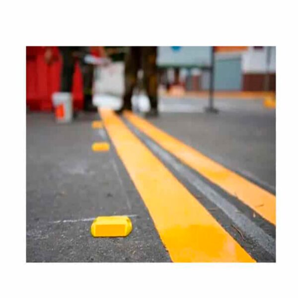 Tacha Reflectiva Plástico Abs 100X75X18Mm Amarillo Pack 6 - Imagen 2