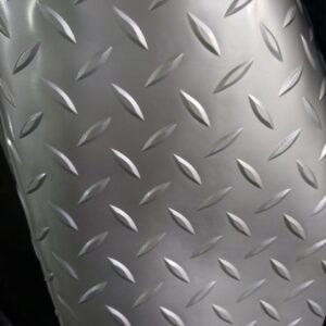 Piso R Goma Diamantado Gris Import 3Mmsx1,6Mts. 1 Mt Lineal