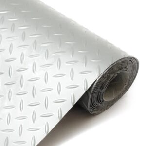 Piso R Goma Diamantado Gris Import 3Mmsx2,0Mts. 1 Mt Lineal