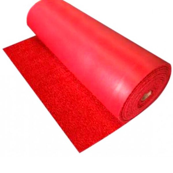 Piso R Pvc Tipo Nomad 12 Mms X 1,20 Mts. Rojo .1 Mt Lineal