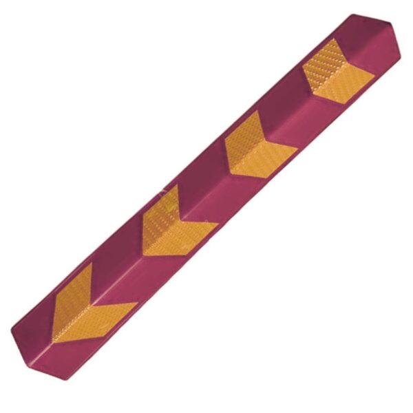 Protector Pilar Estac Imp 800X100X10Mm Eva Amar/Rojo