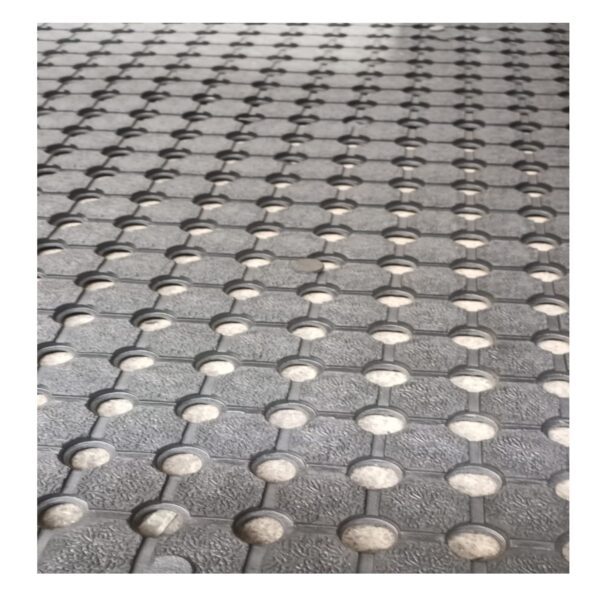 Piso R Goma Con Orificios 10Mmx1,83Mts. Negro Rollo 10 Mts - Imagen 4