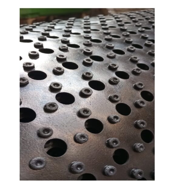 Piso R Goma Con Orificios 10Mmx1,83Mts. Negro Rollo 10 Mts - Imagen 5
