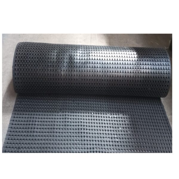 Piso R Goma Con Orificios 10Mmx1,83Mts. Negro Rollo 10 Mts - Imagen 6