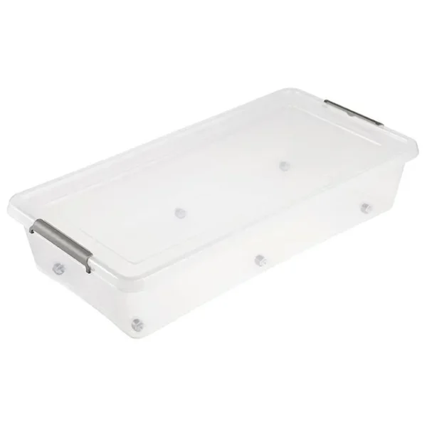 Caja Bajo Cama 48 L Clarificado Celeste