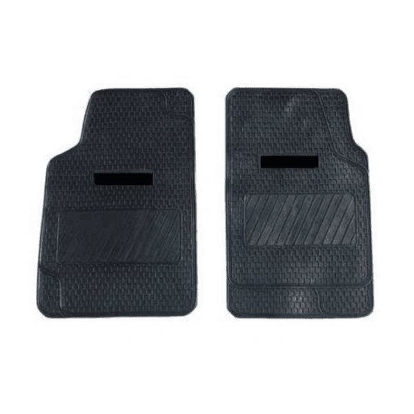 Piso Auto Universal 2 Piezas Del Izq/Der Recortable Negro