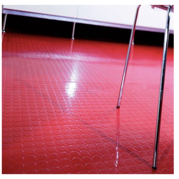 PISO R PVC ESTOPEROL 0,9 MMS X 2 MTS ROJO ROLLO 15 MTS