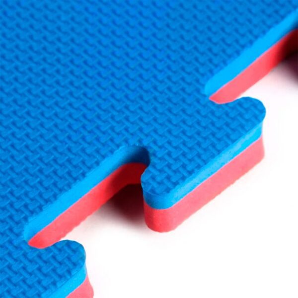 Piso Plancha Eva Tatami 20X1000X1000Mm Azul/Rojo C/Ensamble - Imagen 2
