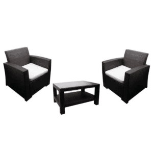 Set Balcon Tavarua(Sillon 1 Cuerpo*2 Unid+Mesa Centro 70*48