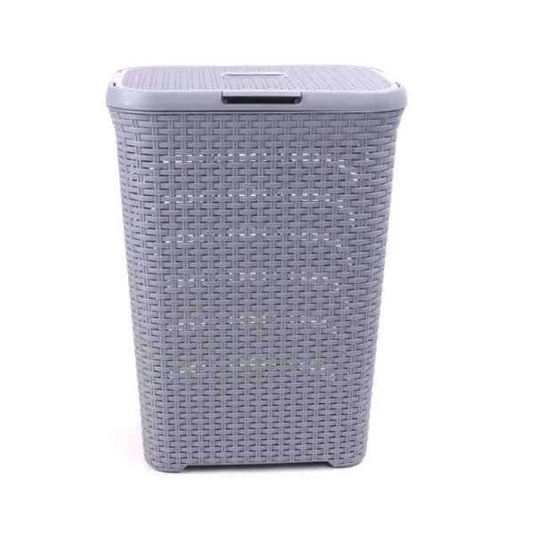 Cesto Modelo Ratan Grande 62L Gris - Imagen 2