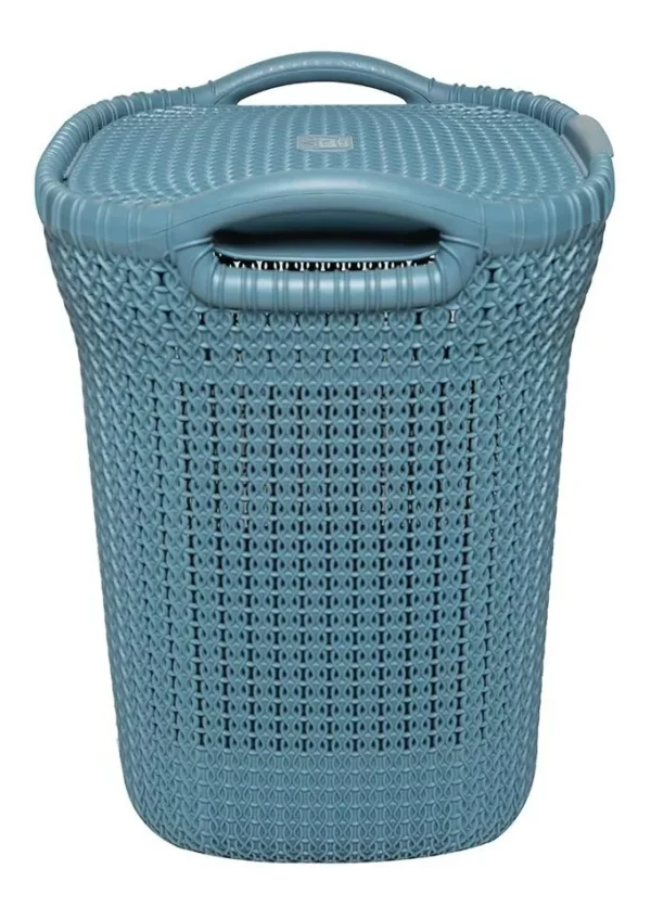 Cesto Khipu 40Lts Gris Acero - Imagen 3