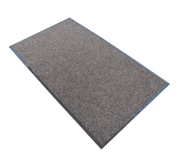 Limpiapie Alfombra Ranurado 90Cmx150Cmx6Mm Gris