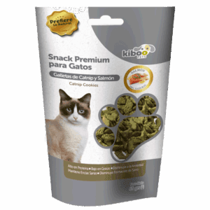 Galletas Kiboo Pets De Catnip Y Salmon P/Gato