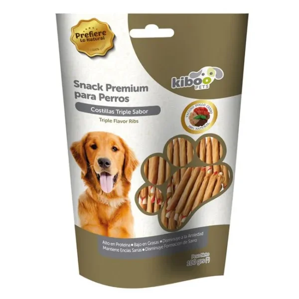 Costillas Kiboo Pets Triple Sabor P/Perro