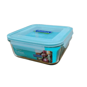 Contenedor Vidrio Hermetico Cuad. 2600Ml Glasslock