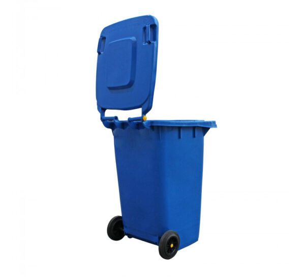 Cont Basura 360Lt Azulc/Tapa Y Ruedas 85X71X111Cm - Imagen 3