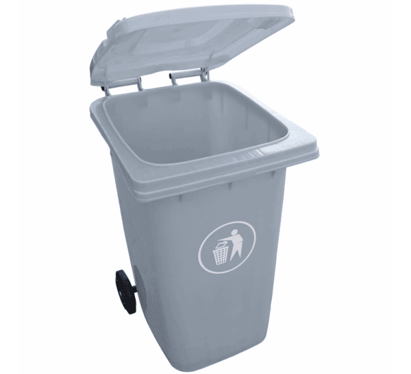 Cont Basura 360Lt Gris C/Tapa Y Ruedas 85X71X111Cm - Imagen 3