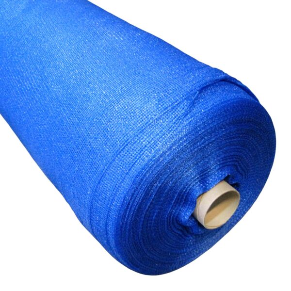 Malla Sombra Lisa 65% Azul De 2.10 X 100 Mts. Rollo 100 Mts
