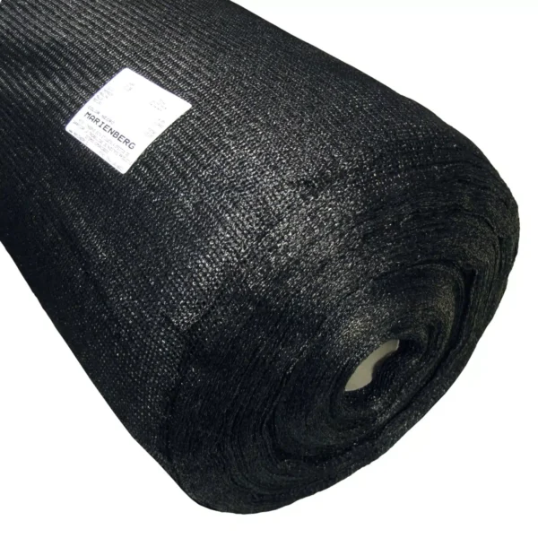 Malla Sombra Lisa 65% Negra De 2.10 X 100 Mts. Rollo 100 Mts