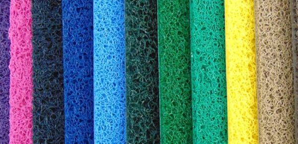 Alfombra Limpiapie Pvc Tipo Nomad Azul Rey 1,20 M Ancho X 8 Mm Espesor Rollo 12 Mts
